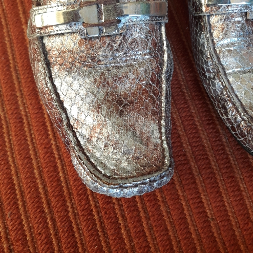 Stuart Weitzman Snakeskin Mules - image 7